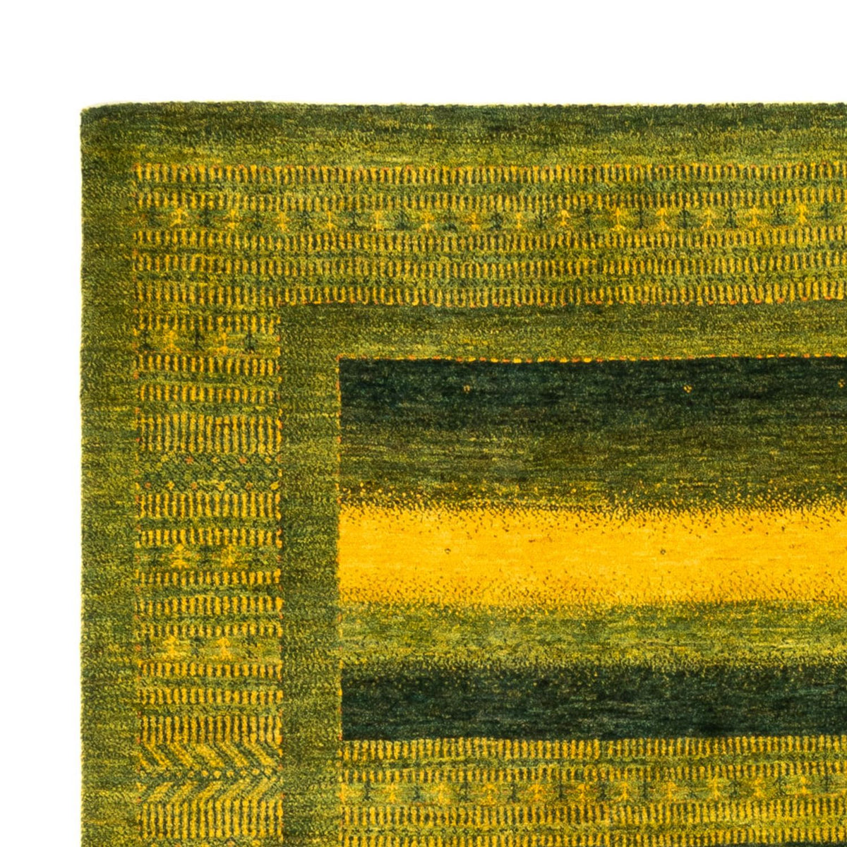 Gabbeh Rug - Loribaft Perser - 298 x 216 cm - green