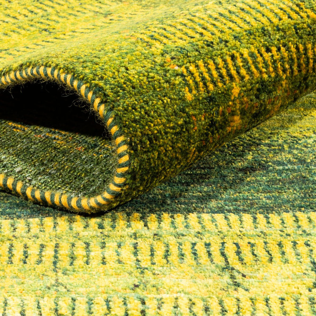 Gabbeh Rug - Loribaft Perser - 298 x 216 cm - green