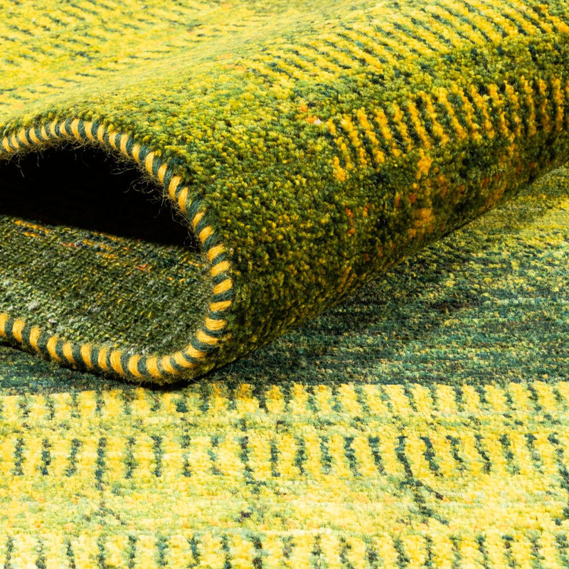 Gabbeh Rug - Loribaft Perser - 298 x 216 cm - green