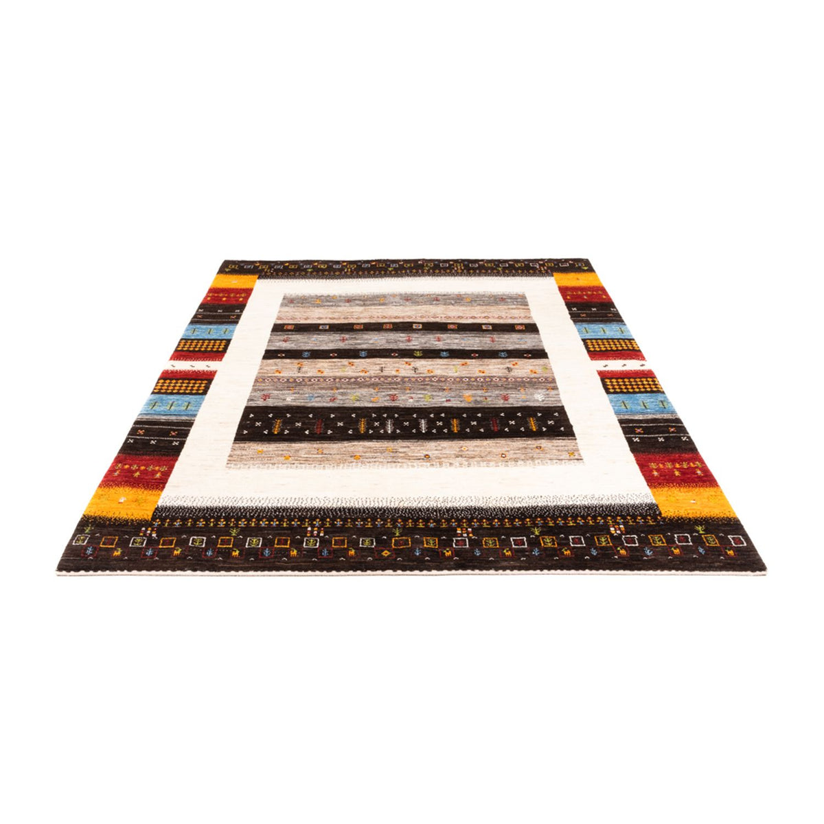Gabbeh Rug - Loribaft Perser - Royal - 244 x 177 cm - natural