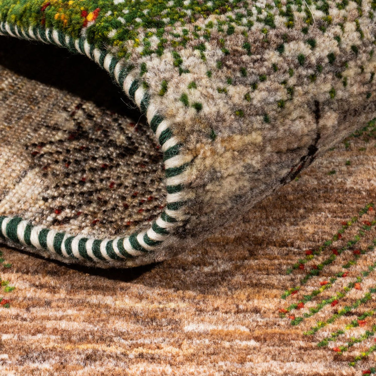 Gabbeh Rug - Loribaft Perser - 174 x 117 cm - grey