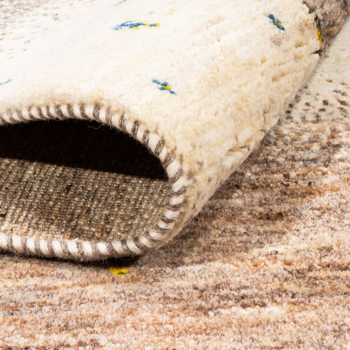 Gabbeh Rug - Loribaft Perser - 193 x 123 cm - natural