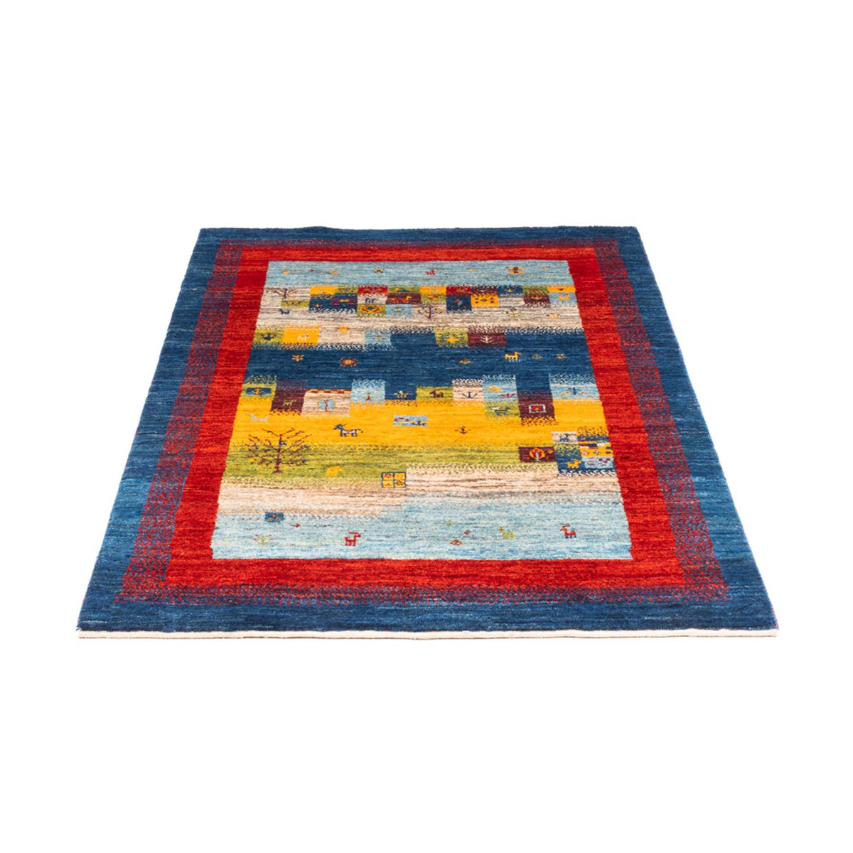 Gabbeh Rug - Loribaft Perser - Royal - 141 x 107 cm - multicolored