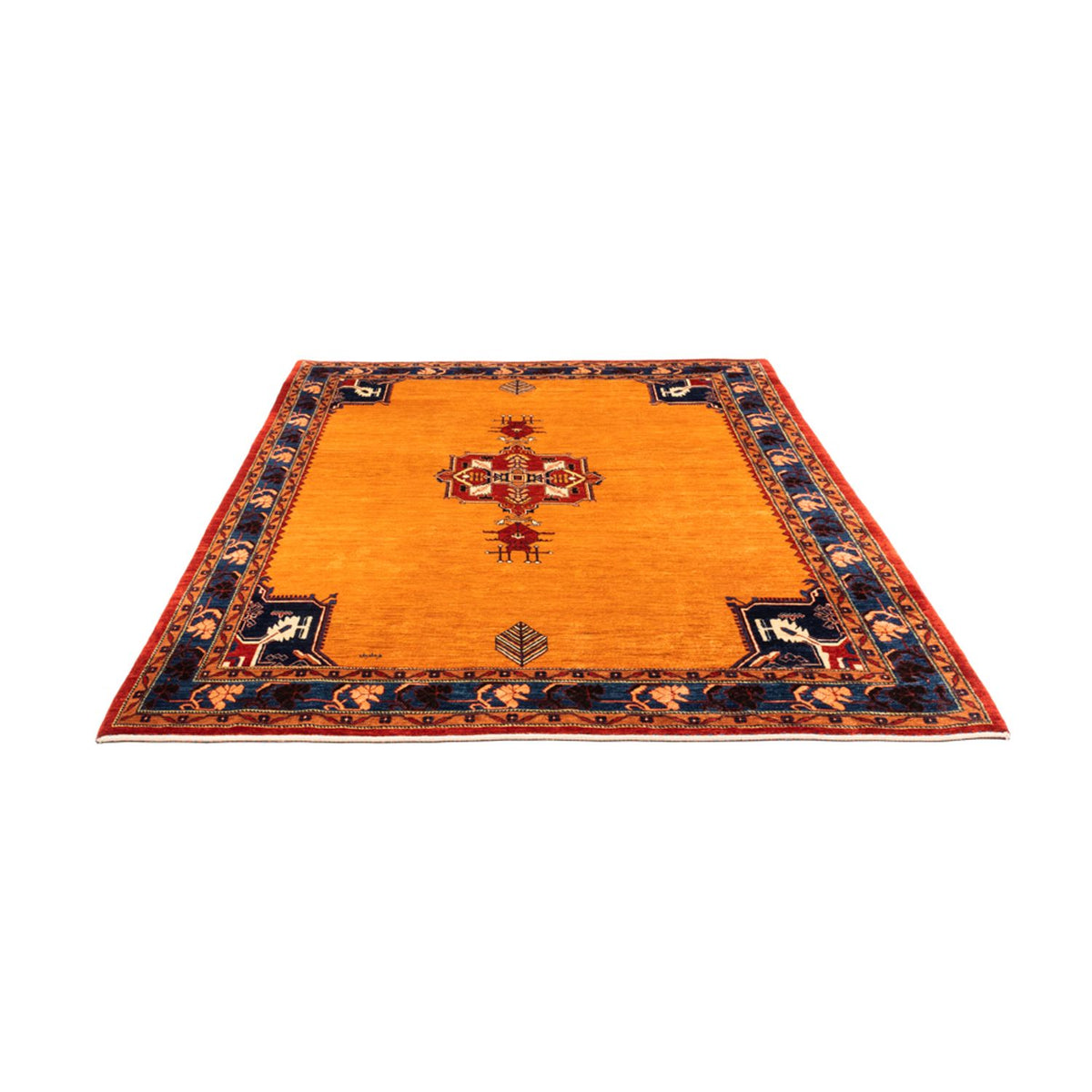 Gabbeh Rug - Loribaft Perser - 300 x 210 cm - gold