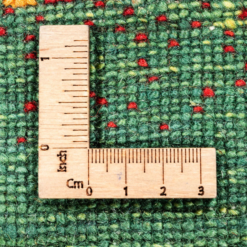 Gabbeh Rug - Loribaft Perser - 122 x 80 cm - green