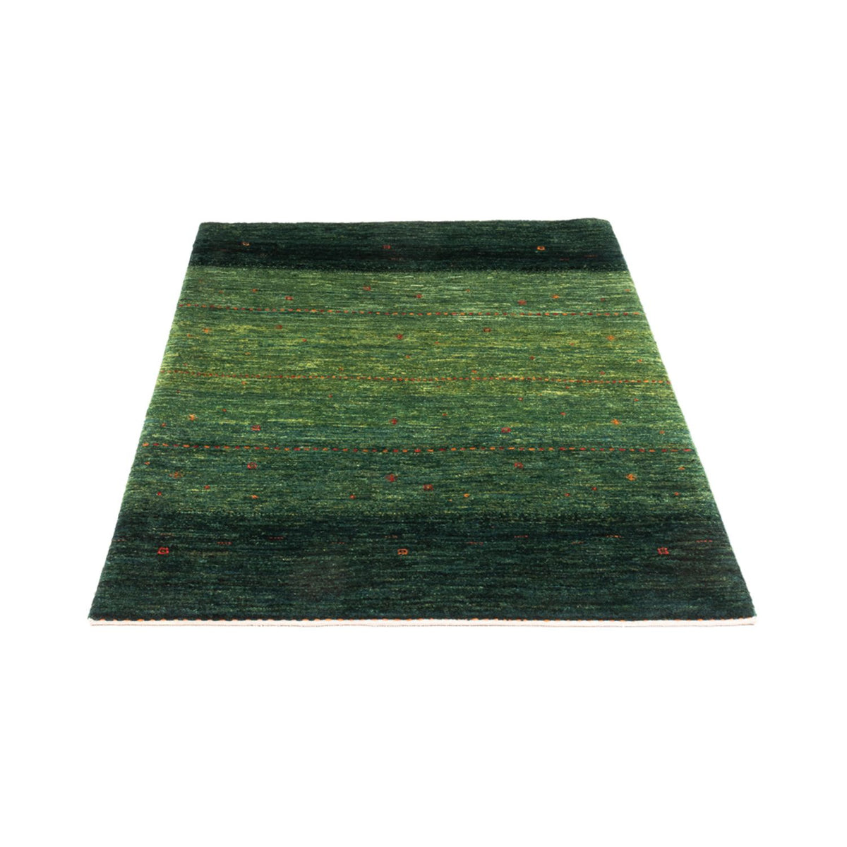 Gabbeh Rug - Loribaft Perser - 132 x 90 cm - green