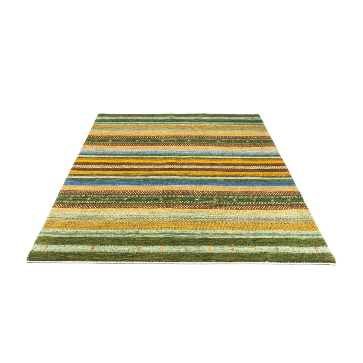 Gabbeh Rug - Loribaft Perser - Royal - 220 x 152 cm - green