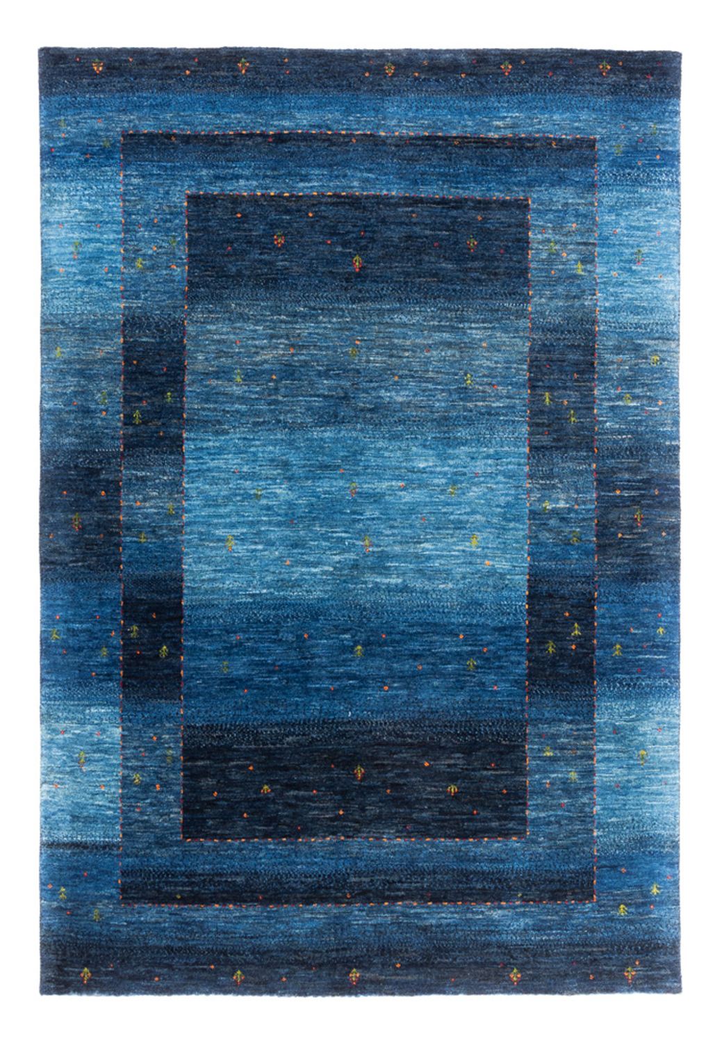 Gabbeh Rug - Loribaft Perser - 210 x 146 cm - blue