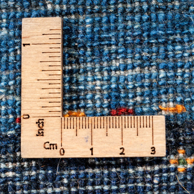 Gabbeh Rug - Loribaft Perser - 210 x 146 cm - blue