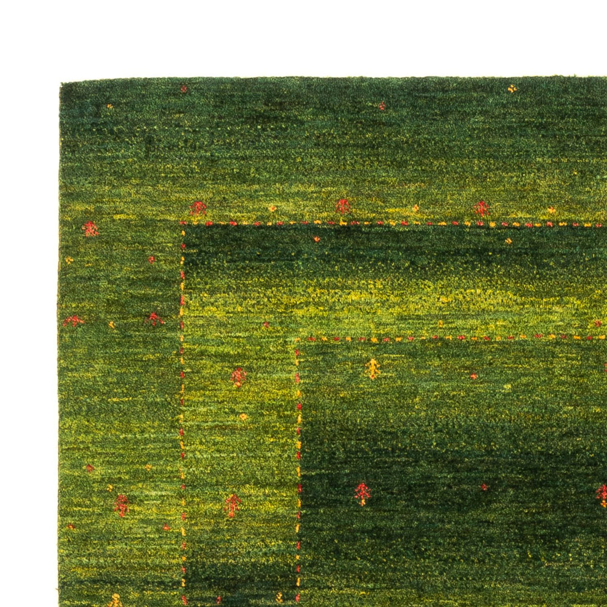 Gabbeh Rug - Loribaft Perser - 200 x 150 cm - green