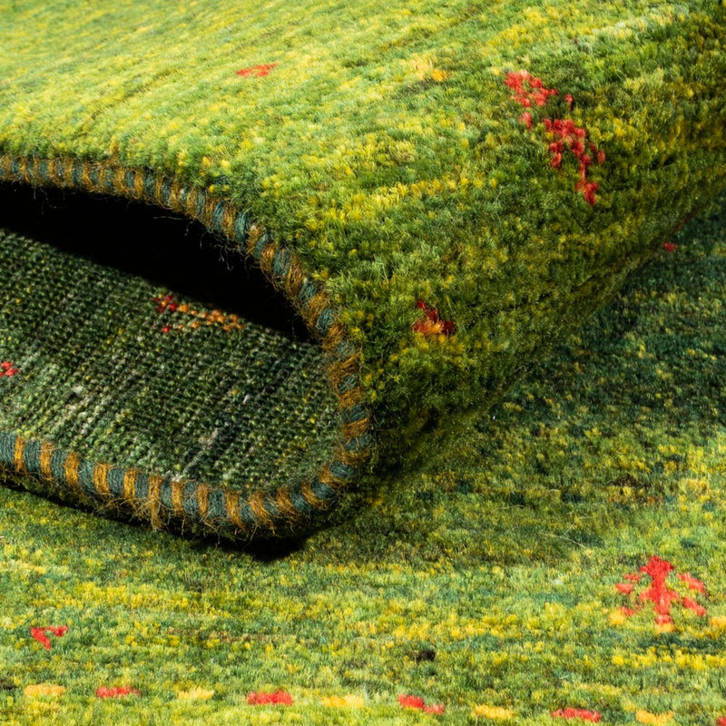 Gabbeh Rug - Loribaft Perser - 200 x 150 cm - green