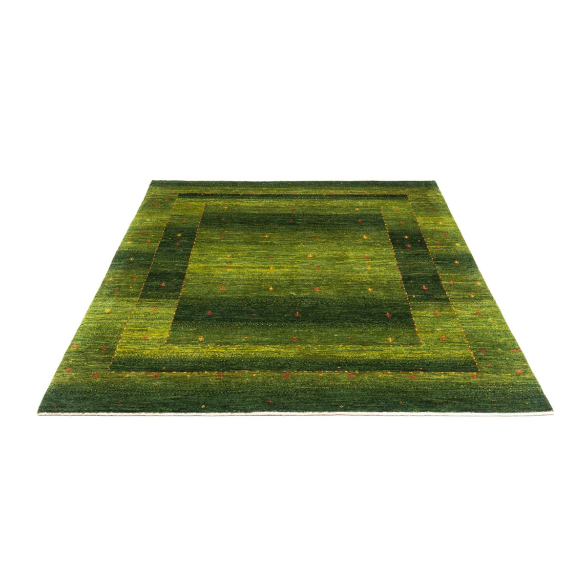 Gabbeh Rug - Loribaft Perser - 200 x 150 cm - green