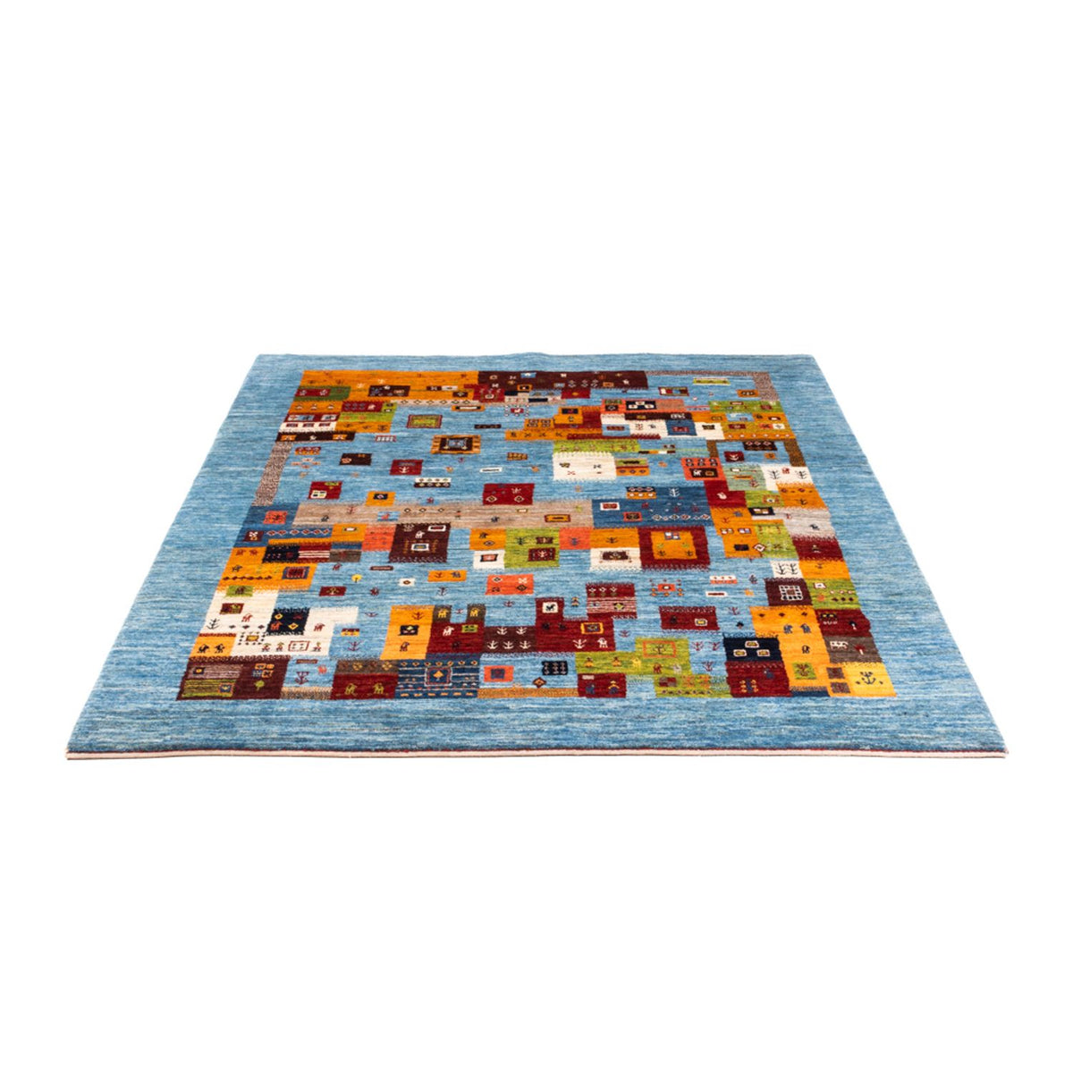 Gabbeh Rug - Loribaft Perser - Royal - 198 x 155 cm - multicolored