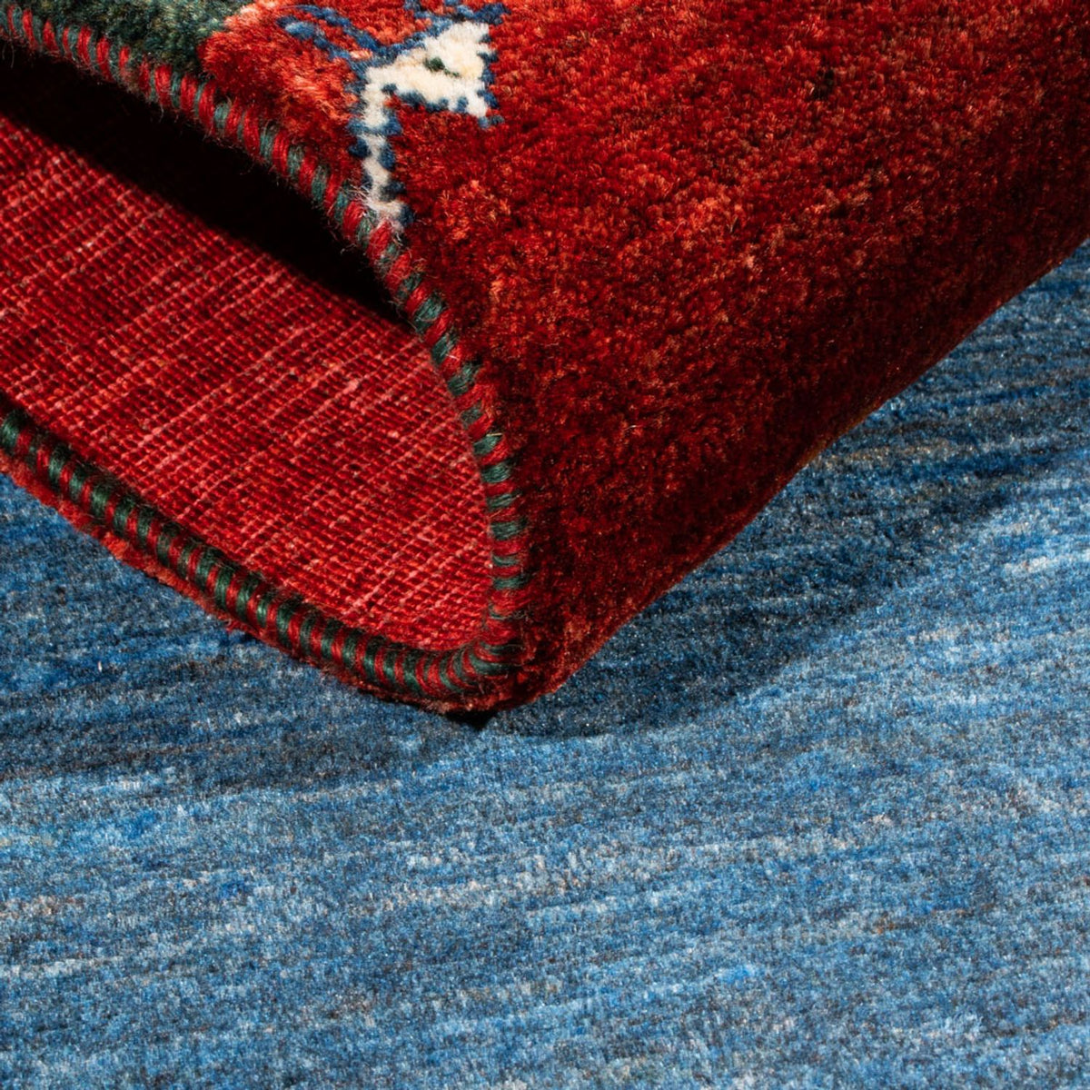 Gabbeh Rug - Loribaft Perser - Royal - 126 x 86 cm - multicolored