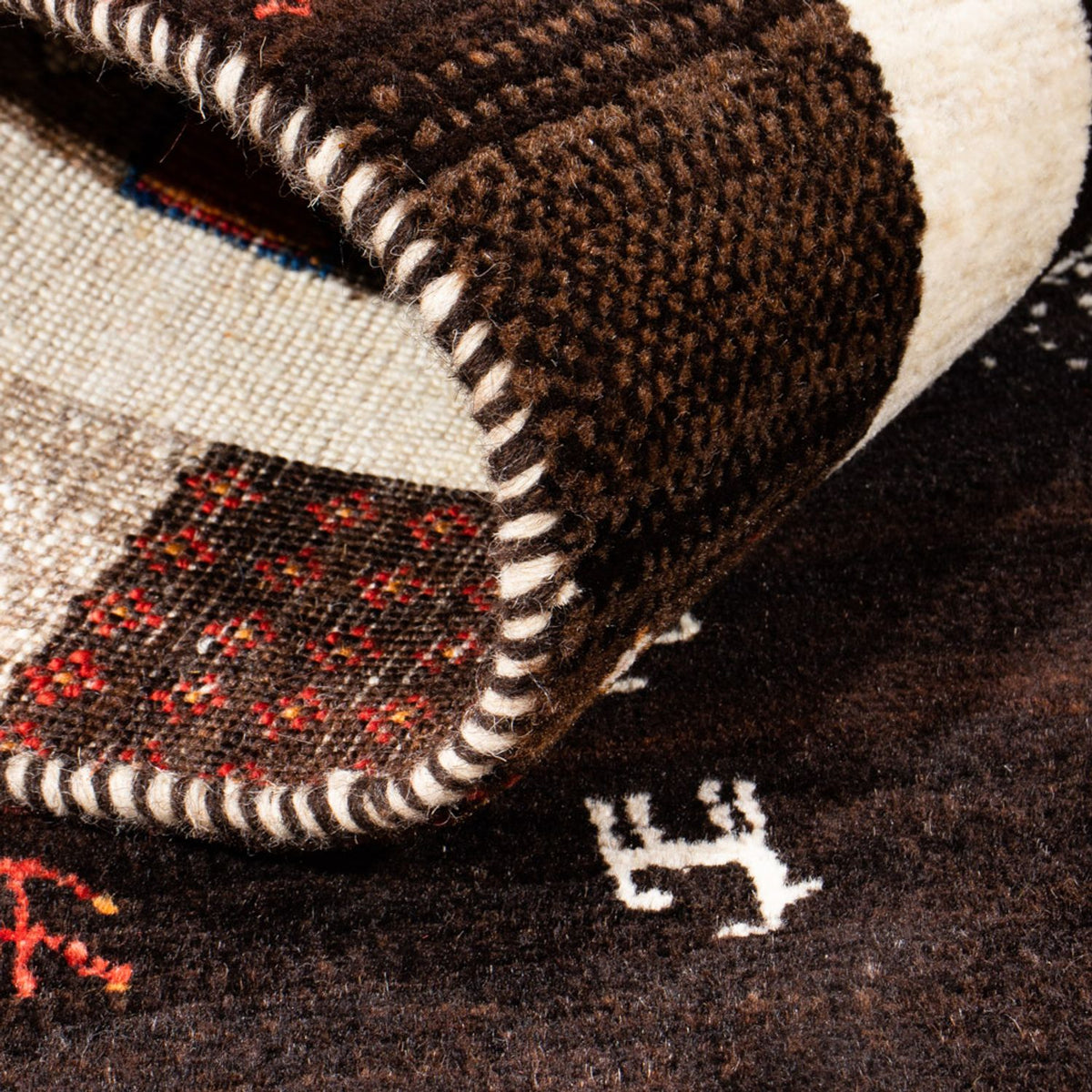 Gabbeh Rug - Loribaft Perser - Royal - 130 x 86 cm - multicolored