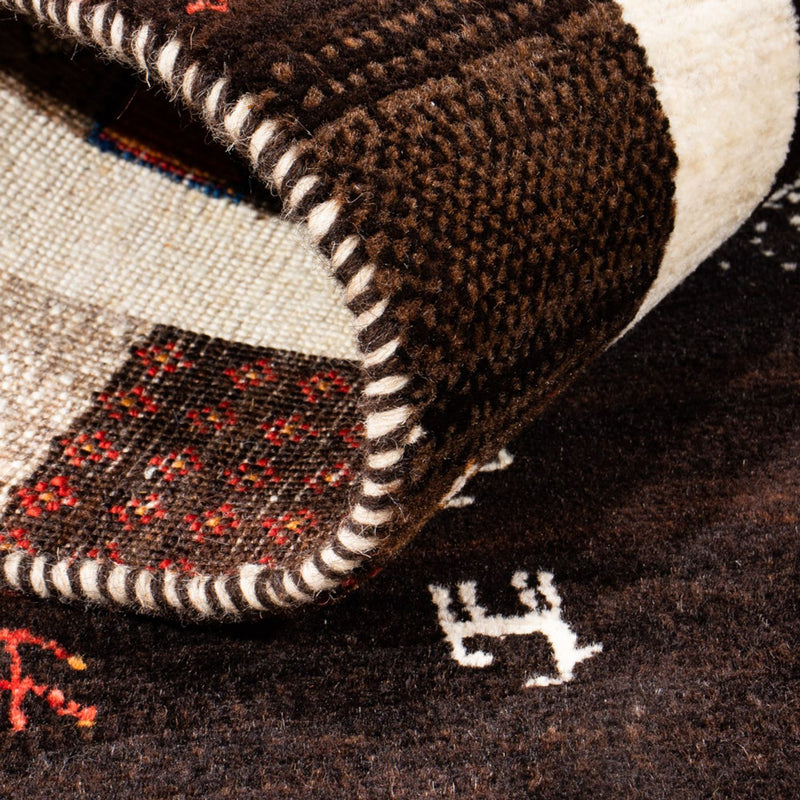 Gabbeh Rug - Loribaft Perser - Royal - 130 x 86 cm - multicolored