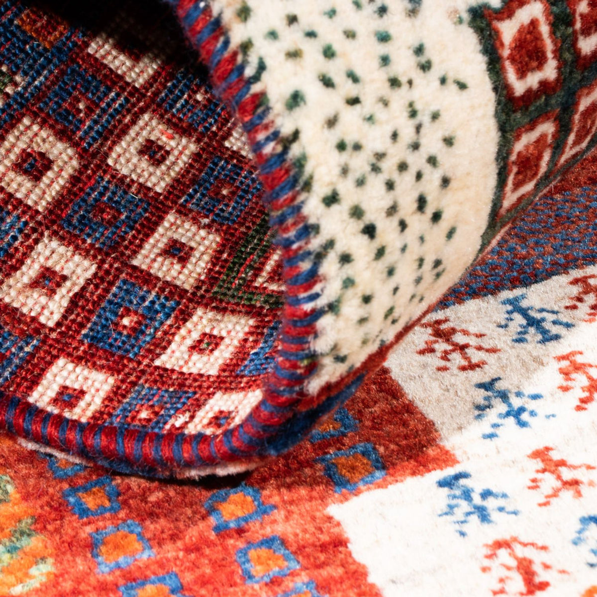 Gabbeh Rug - Loribaft Perser - Royal - 123 x 80 cm - multicolored