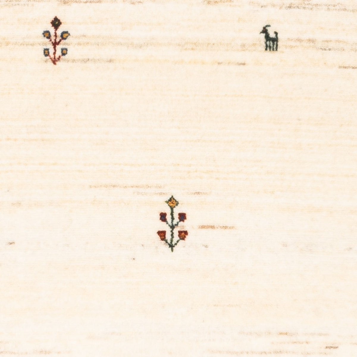 Gabbeh Rug - Loribaft Perser - Royal - 125 x 90 cm - cream