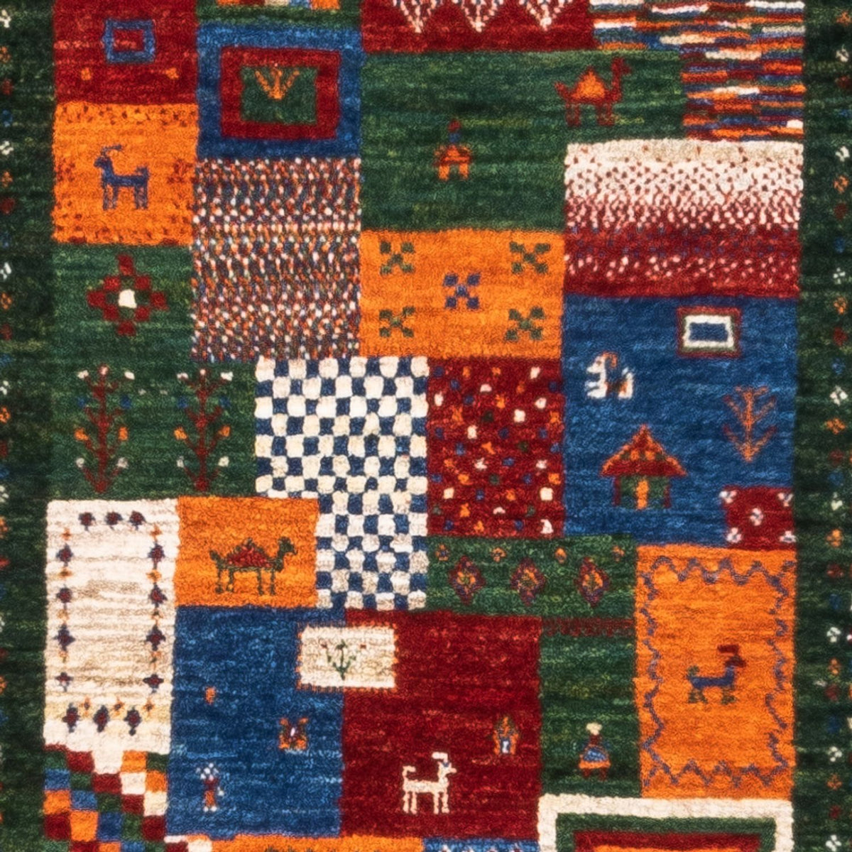 Gabbeh Rug - Loribaft Perser - Royal - 126 x 81 cm - multicolored