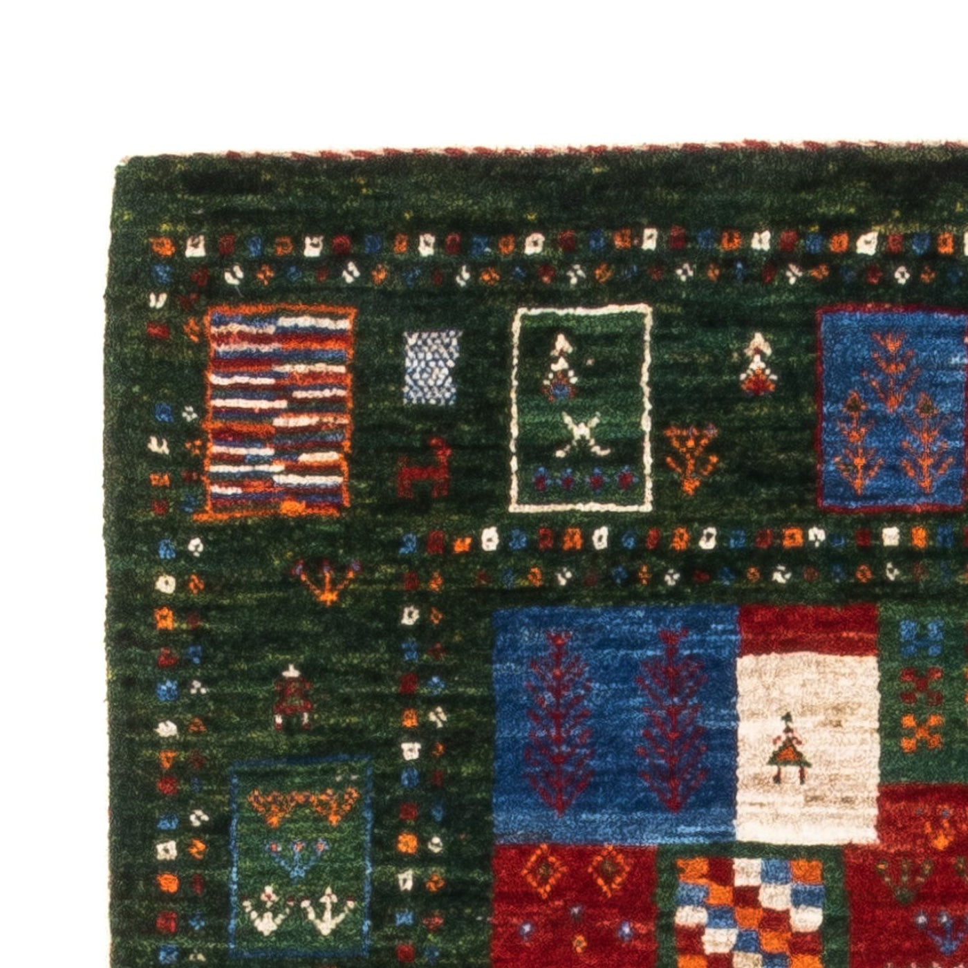Loribaft Rug 126x81cm - Perserteppich Wollteppich