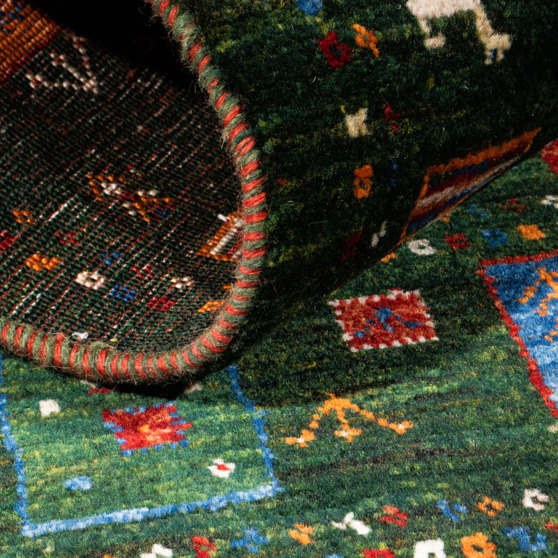 Gabbeh Rug - Loribaft Perser - Royal - 126 x 81 cm - multicolored