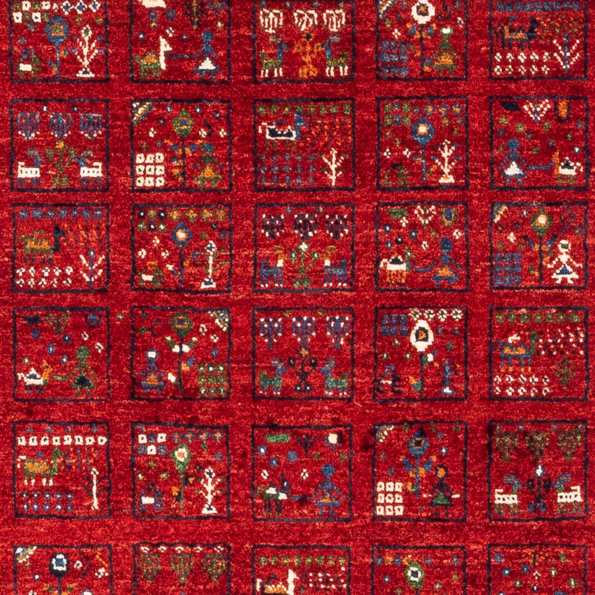 Gabbeh Rug - Loribaft Perser - Royal - 124 x 82 cm - multicolored