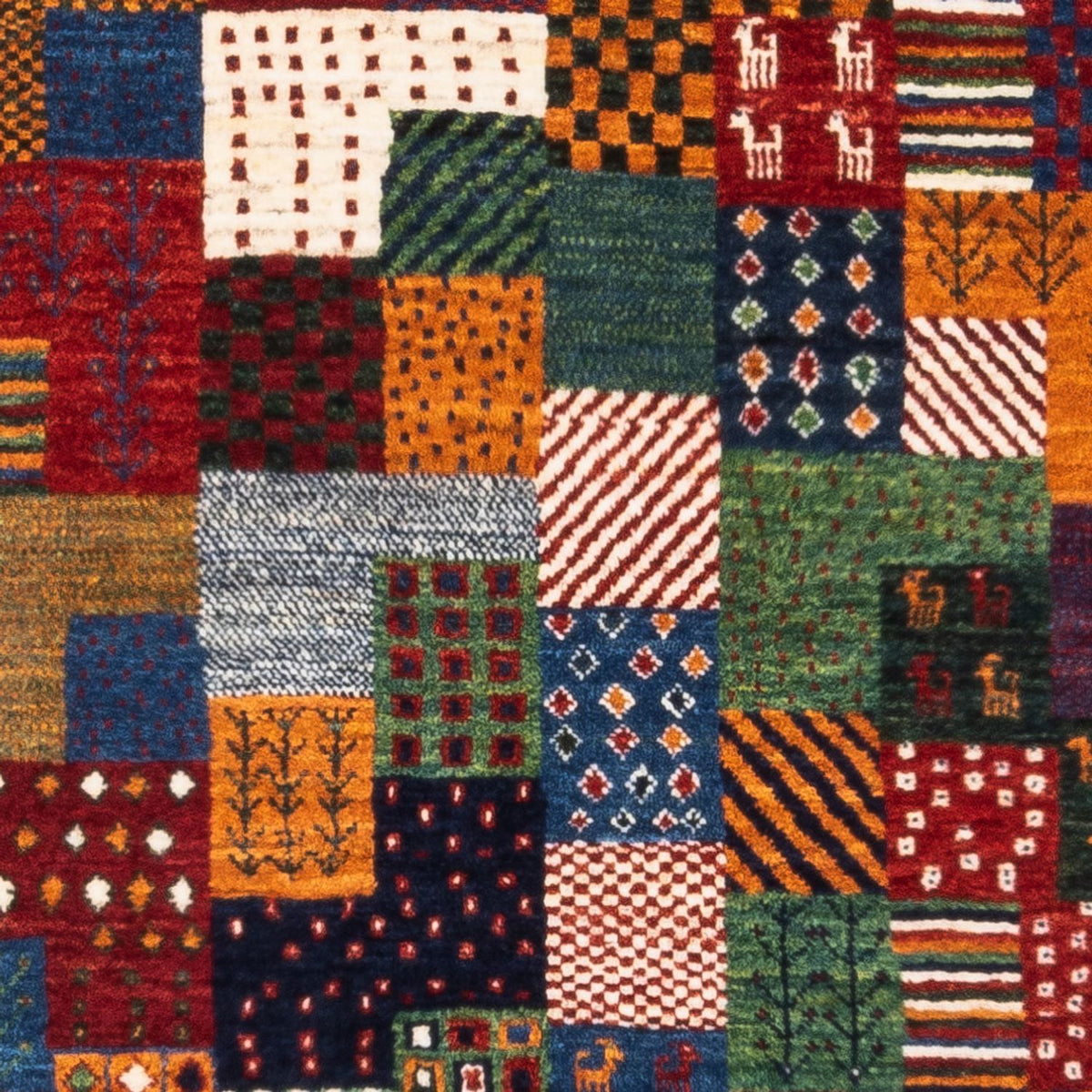 Gabbeh Rug - Loribaft Perser - Royal - 124 x 85 cm - multicolored