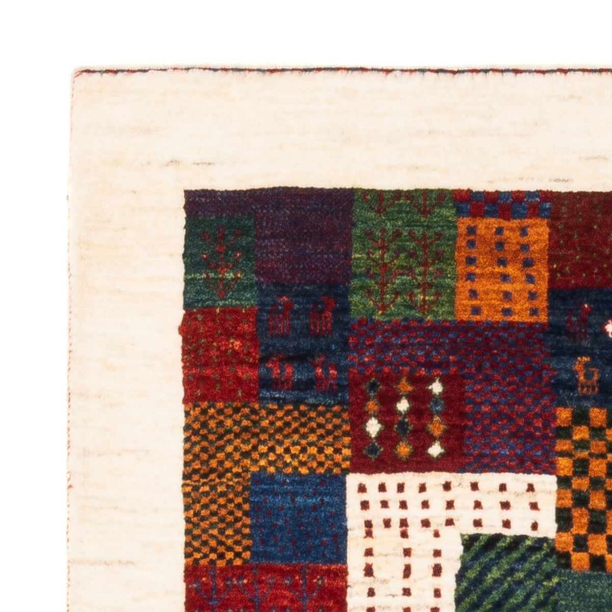 Gabbeh Rug - Loribaft Perser - Royal - 124 x 85 cm - multicolored