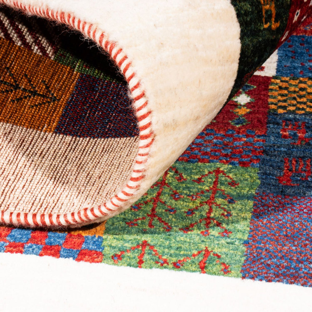 Gabbeh Rug - Loribaft Perser - Royal - 124 x 85 cm - multicolored