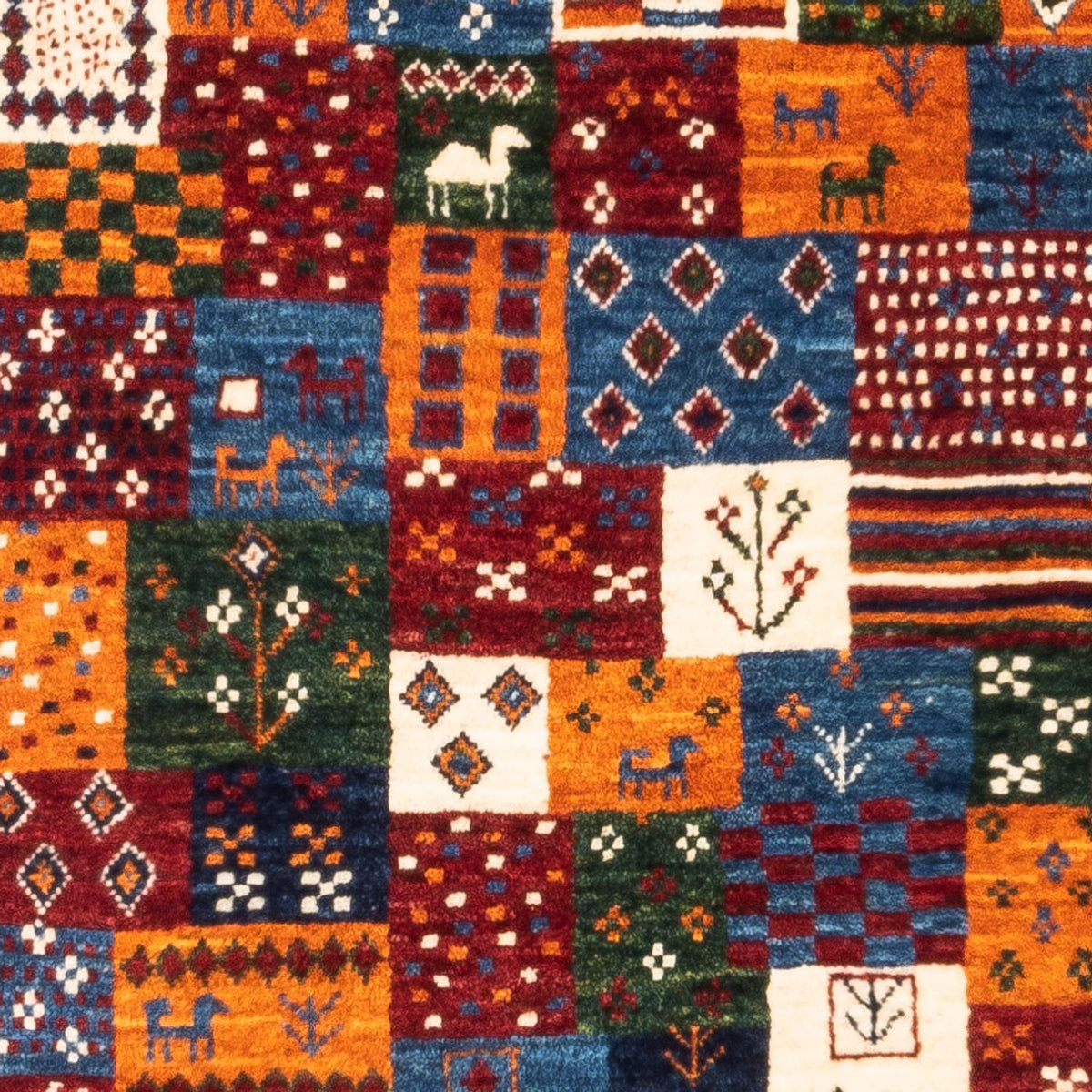 Gabbeh Rug - Loribaft Perser - Royal - 128 x 87 cm - multicolored