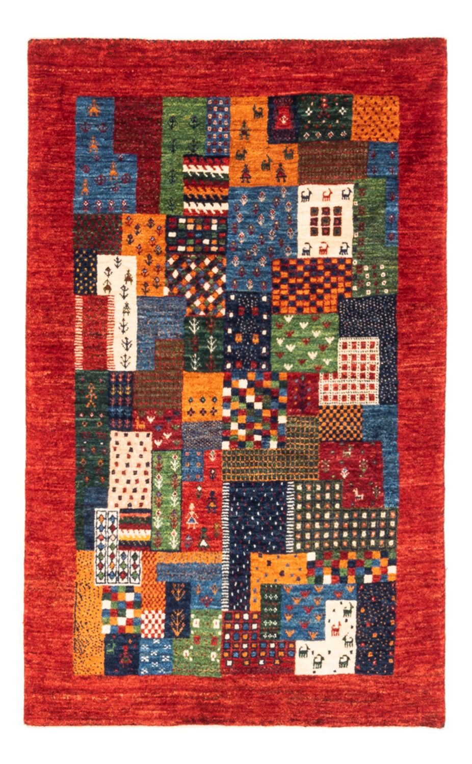 Gabbeh Rug - Loribaft Perser - Royal - 129 x 81 cm - multicolored