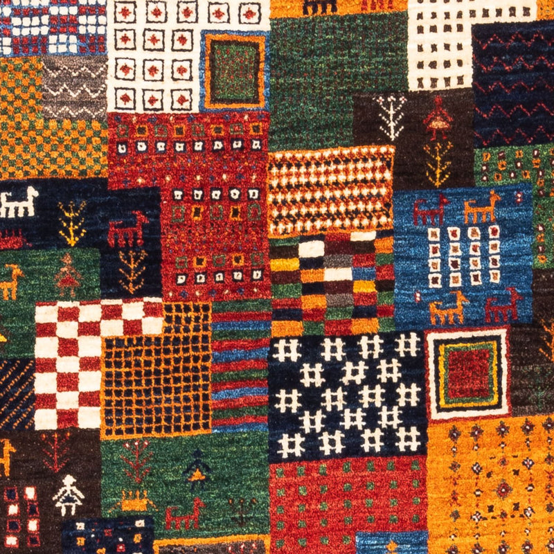 Gabbeh Rug - Loribaft Perser - Royal - 146 x 97 cm - multicolored