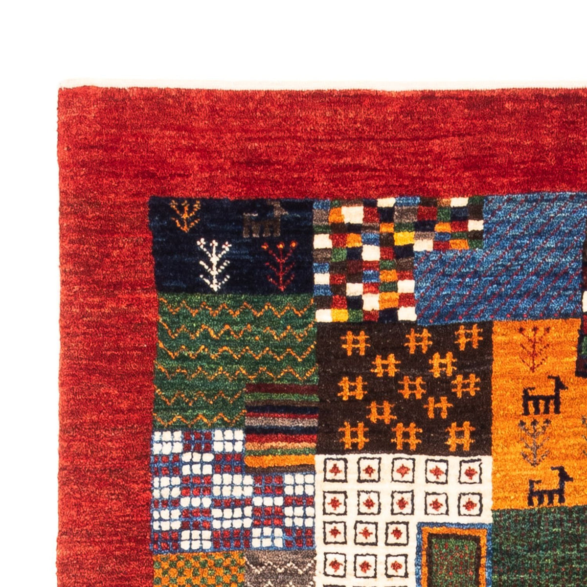 Gabbeh Rug - Loribaft Perser - Royal - 146 x 97 cm - multicolored