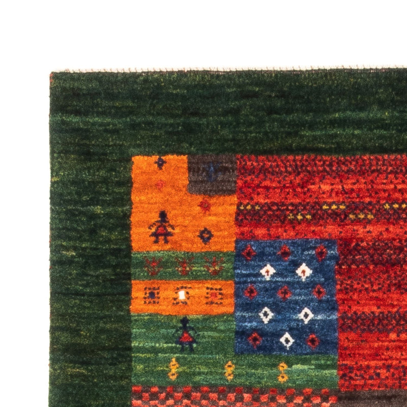 Gabbeh Rug - Loribaft Perser - Royal - 127 x 83 cm - green