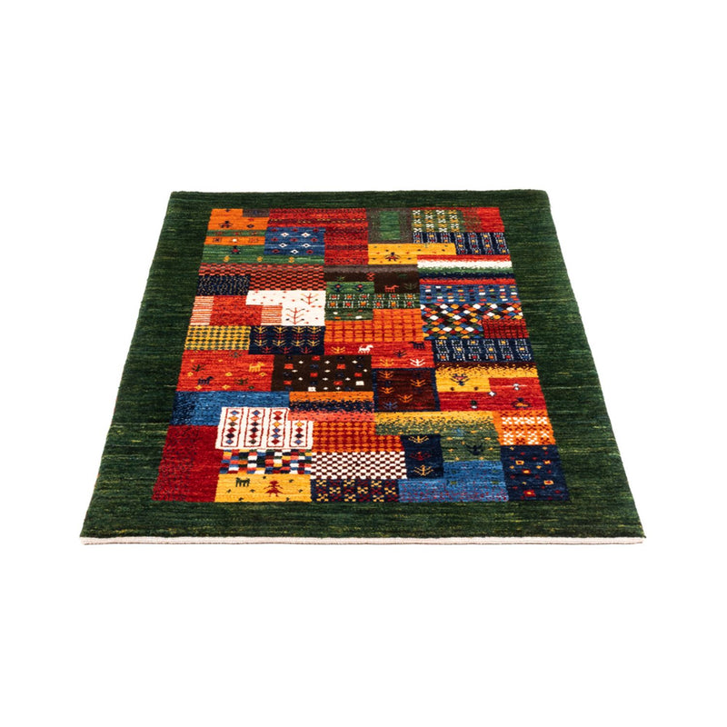 Gabbeh Rug - Loribaft Perser - Royal - 127 x 83 cm - green