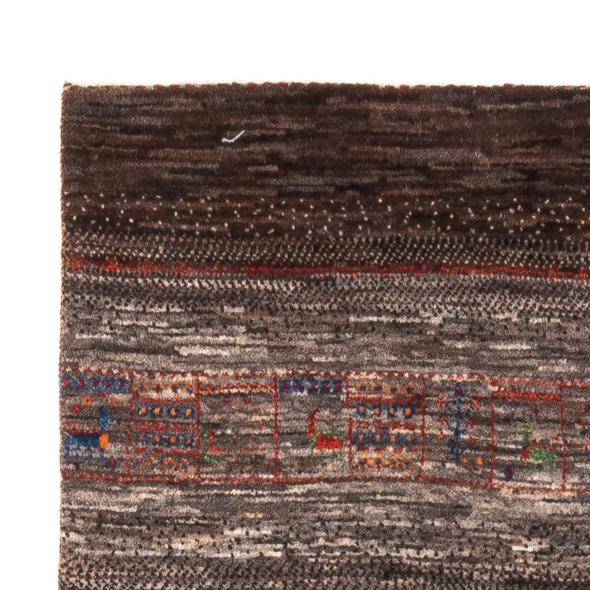 Gabbeh Rug - Loribaft Perser - Royal - 137 x 85 cm - brown
