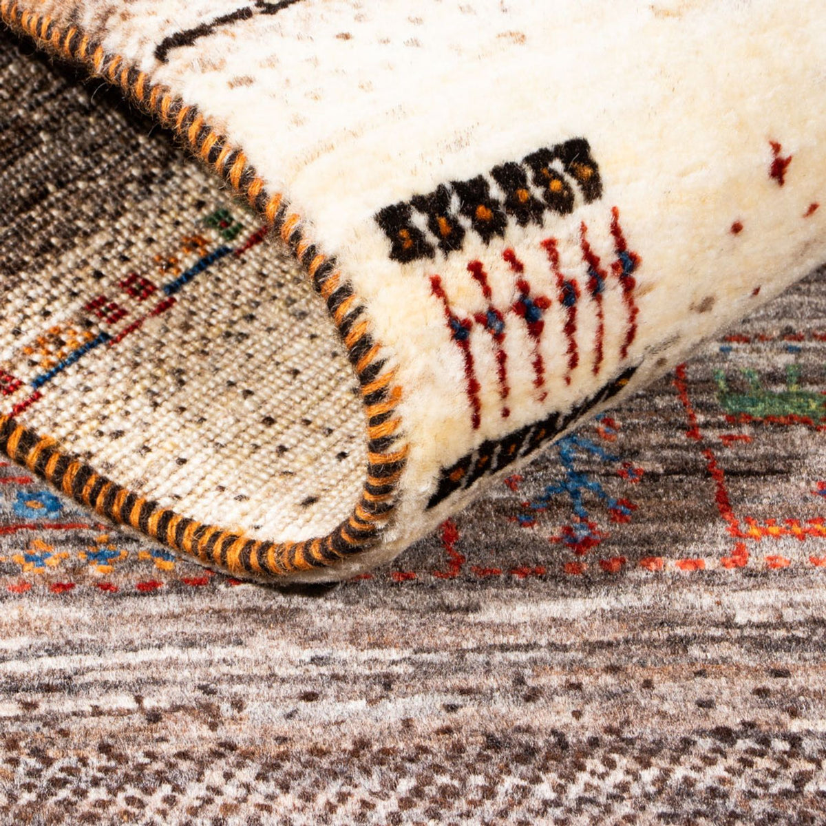 Gabbeh Rug - Loribaft Perser - Royal - 137 x 85 cm - brown