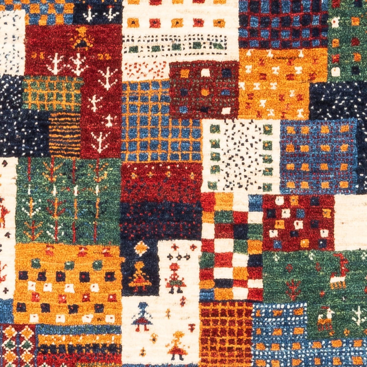 Gabbeh Rug - Loribaft Perser - Royal - 119 x 79 cm - multicolored