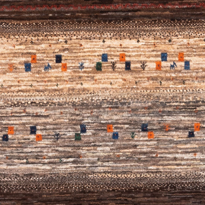 Gabbeh Rug - Loribaft Perser - Royal - 134 x 84 cm - grey