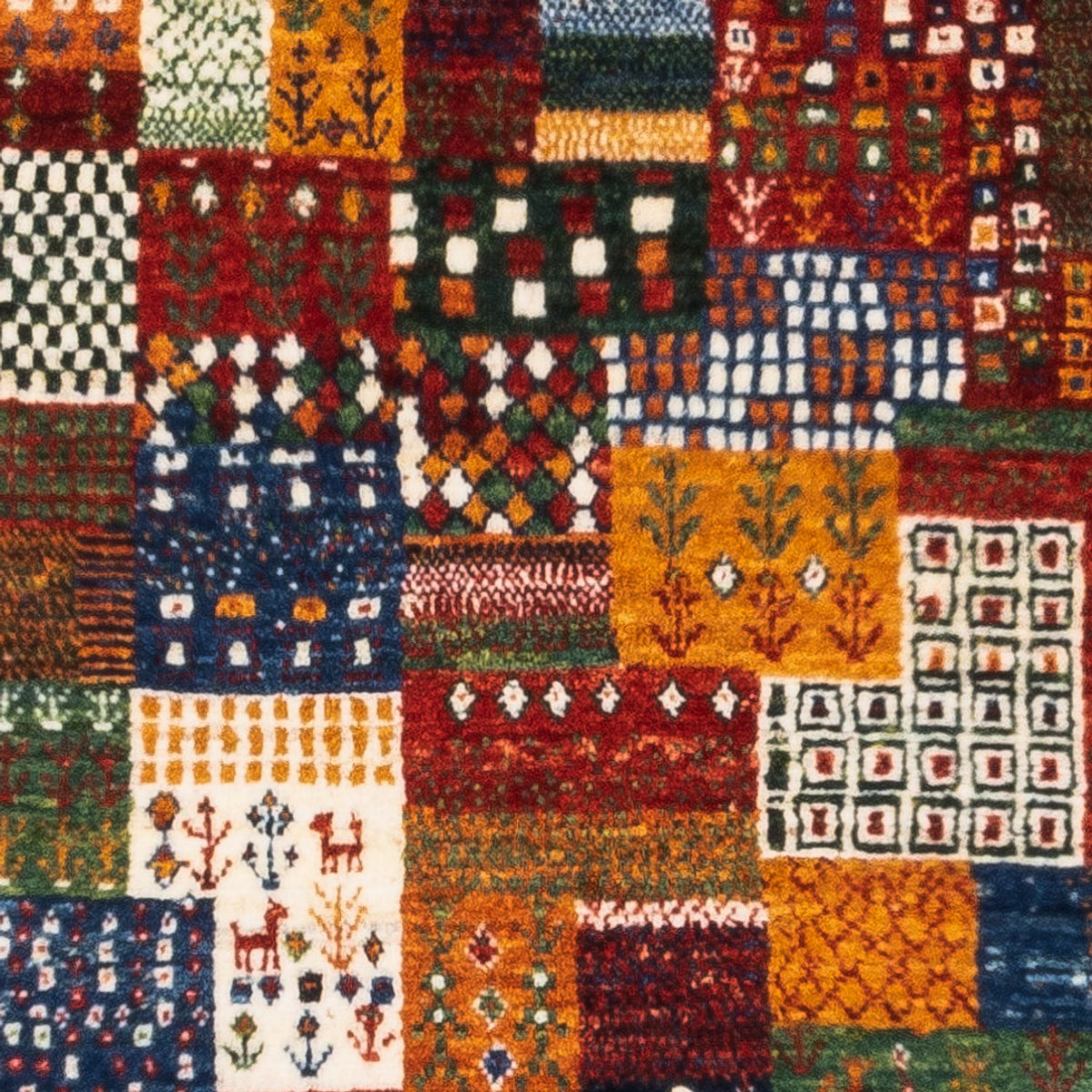 Gabbeh Rug - Loribaft Perser - Royal - 125 x 80 cm - multicolored