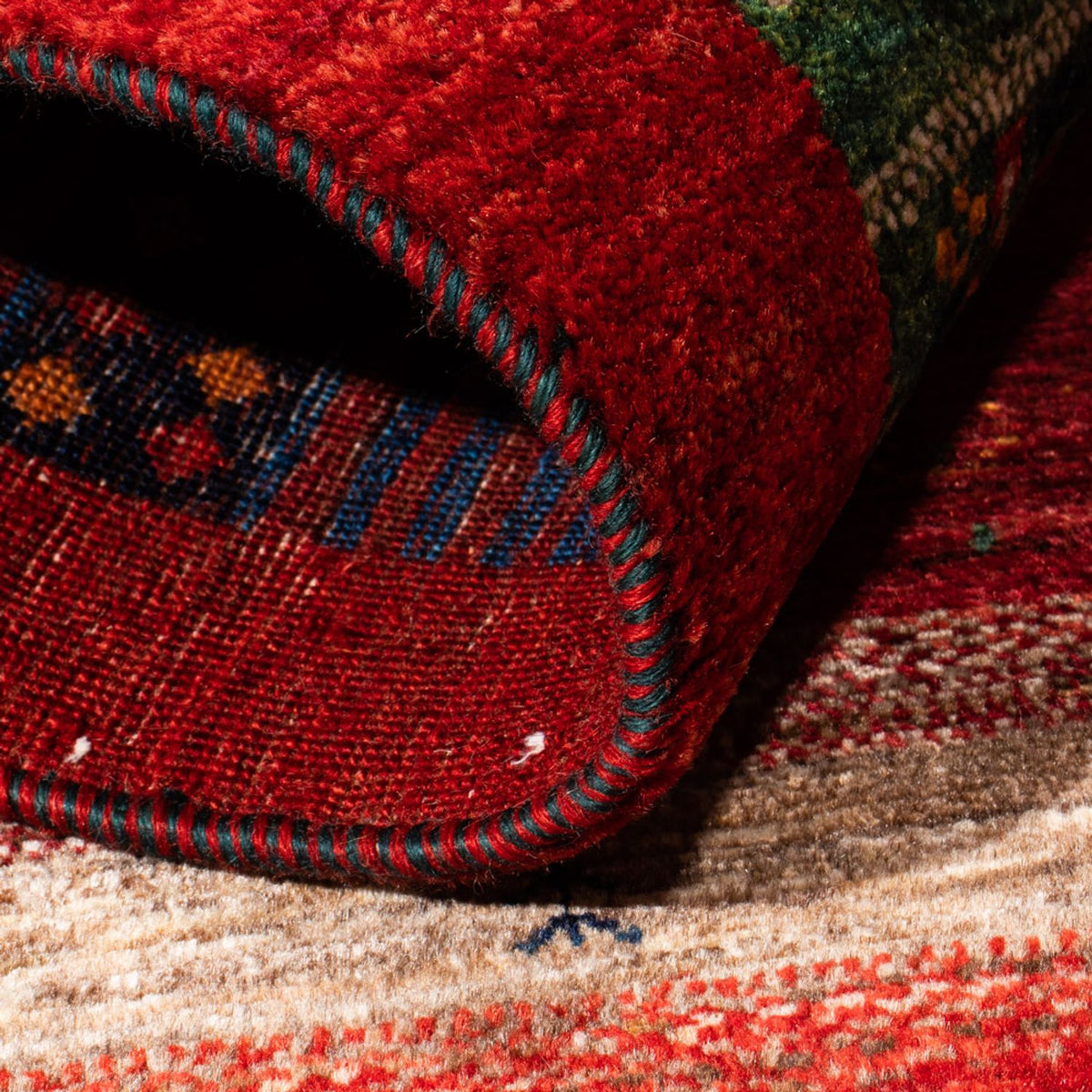 Gabbeh Rug - Loribaft Perser - Royal - 128 x 83 cm - multicolored