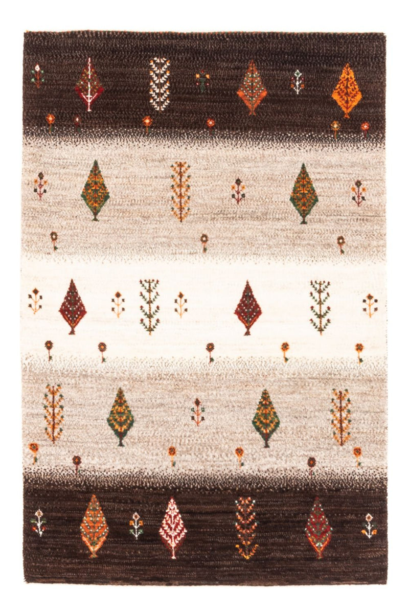 Gabbeh Rug - Loribaft Perser - Royal - 126 x 84 cm - grey