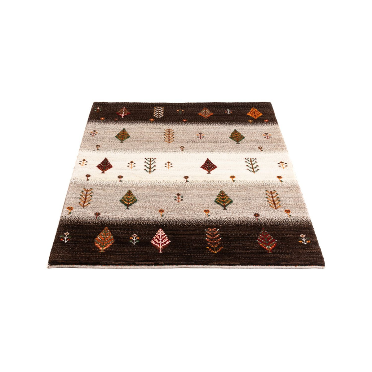 Gabbeh Rug - Loribaft Perser - Royal - 126 x 84 cm - grey