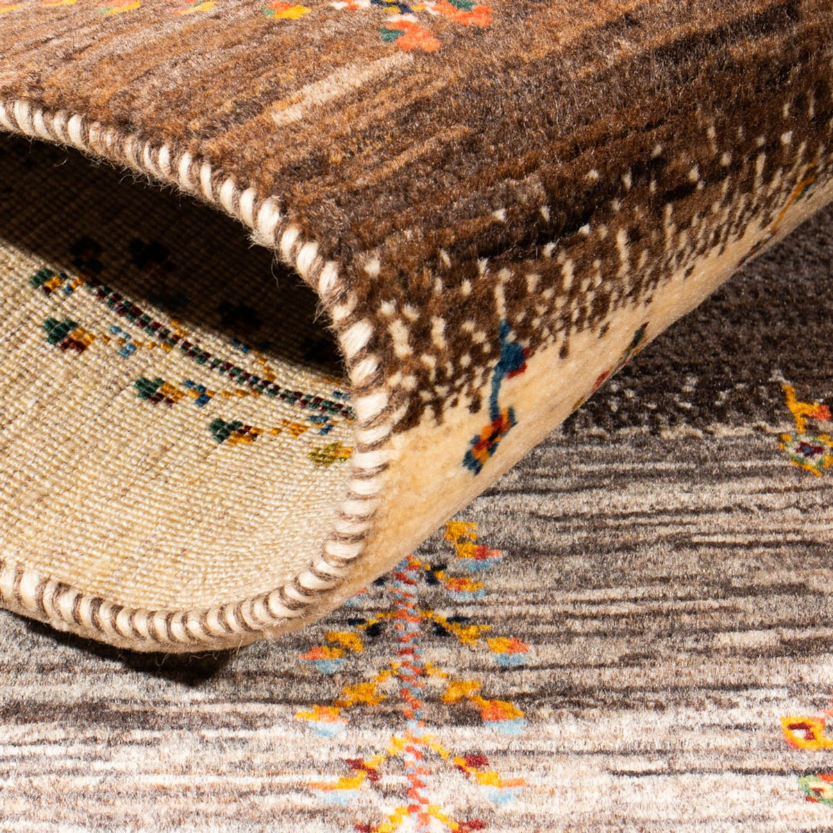 Gabbeh Rug - Loribaft Perser - Royal - 122 x 84 cm - multicolored