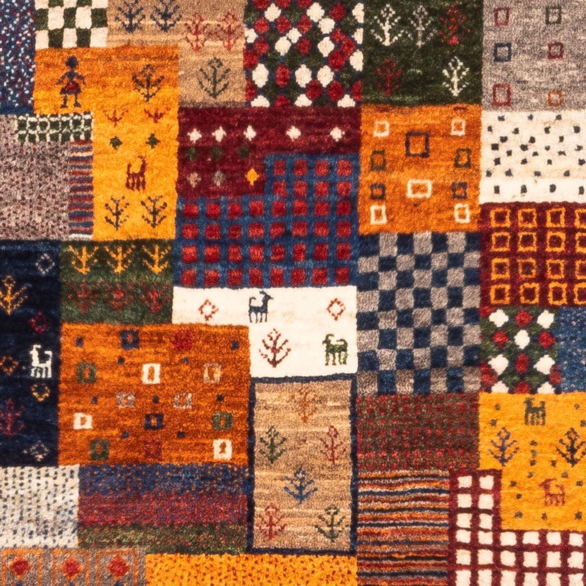 Gabbeh Rug - Loribaft Perser - Royal - 130 x 83 cm - multicolored