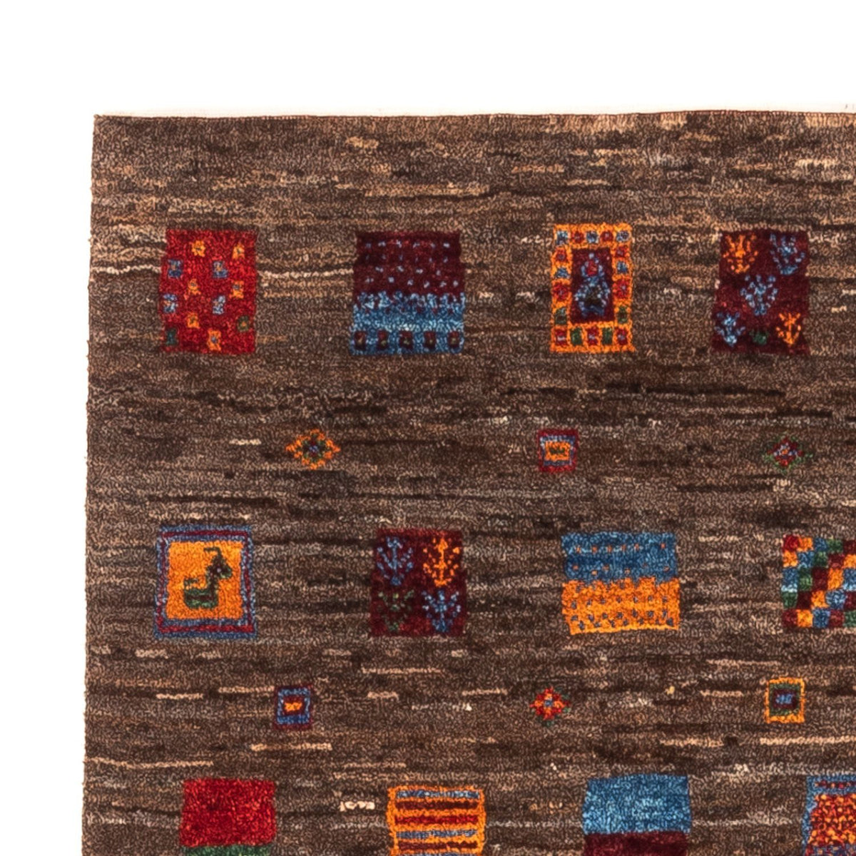 Gabbeh Rug - Loribaft Perser - Royal - 119 x 82 cm - grey