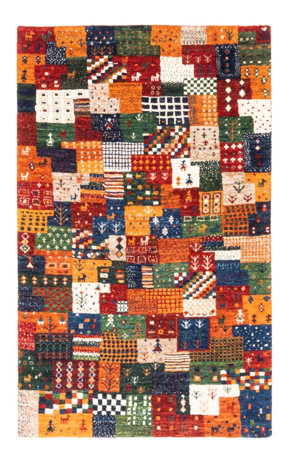 Gabbeh Rug - Loribaft Perser - Royal - 125 x 80 cm - multicolored