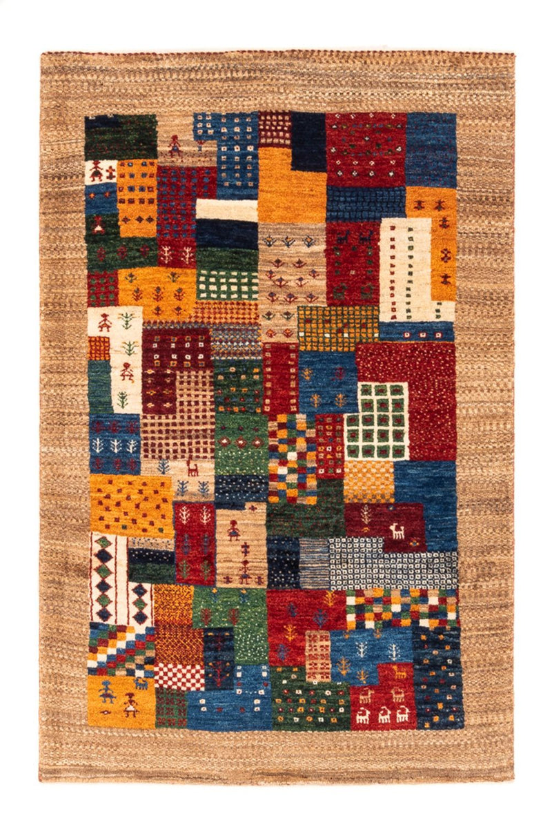 Gabbeh Rug - Loribaft Perser - Royal - 123 x 82 cm - multicolored