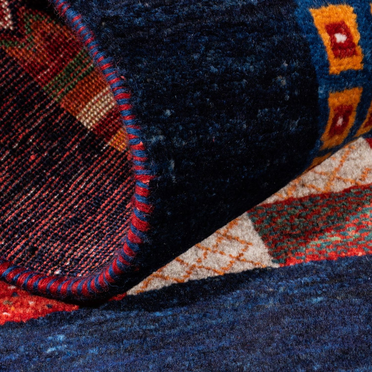 Gabbeh Rug - Loribaft Perser - Royal - 123 x 84 cm - multicolored