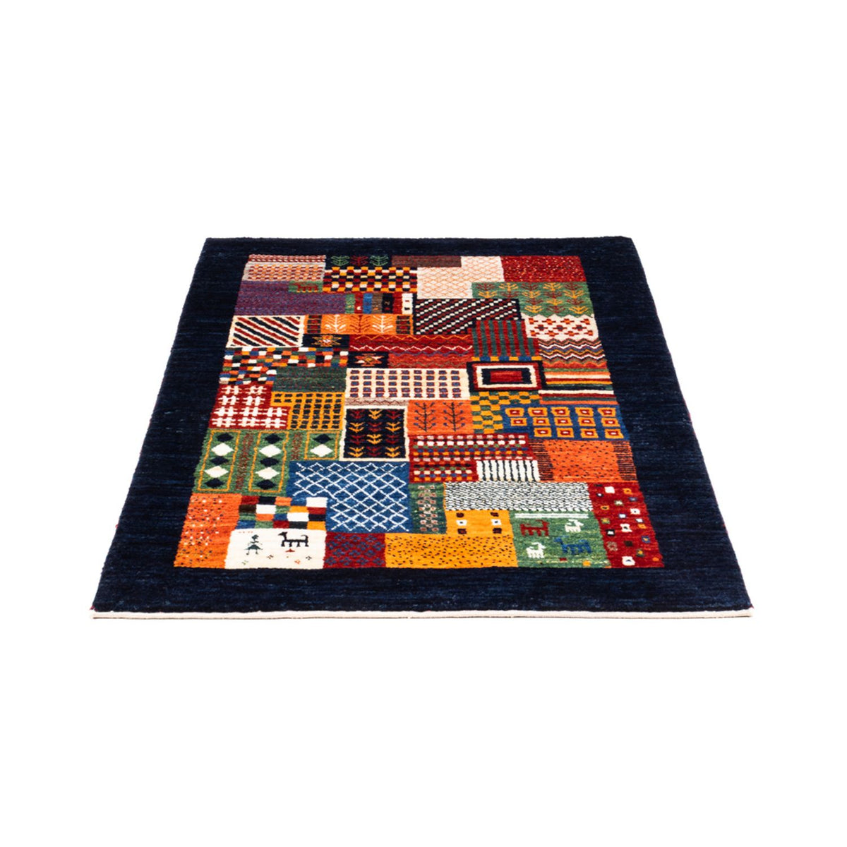 Gabbeh Rug - Loribaft Perser - Royal - 123 x 84 cm - multicolored